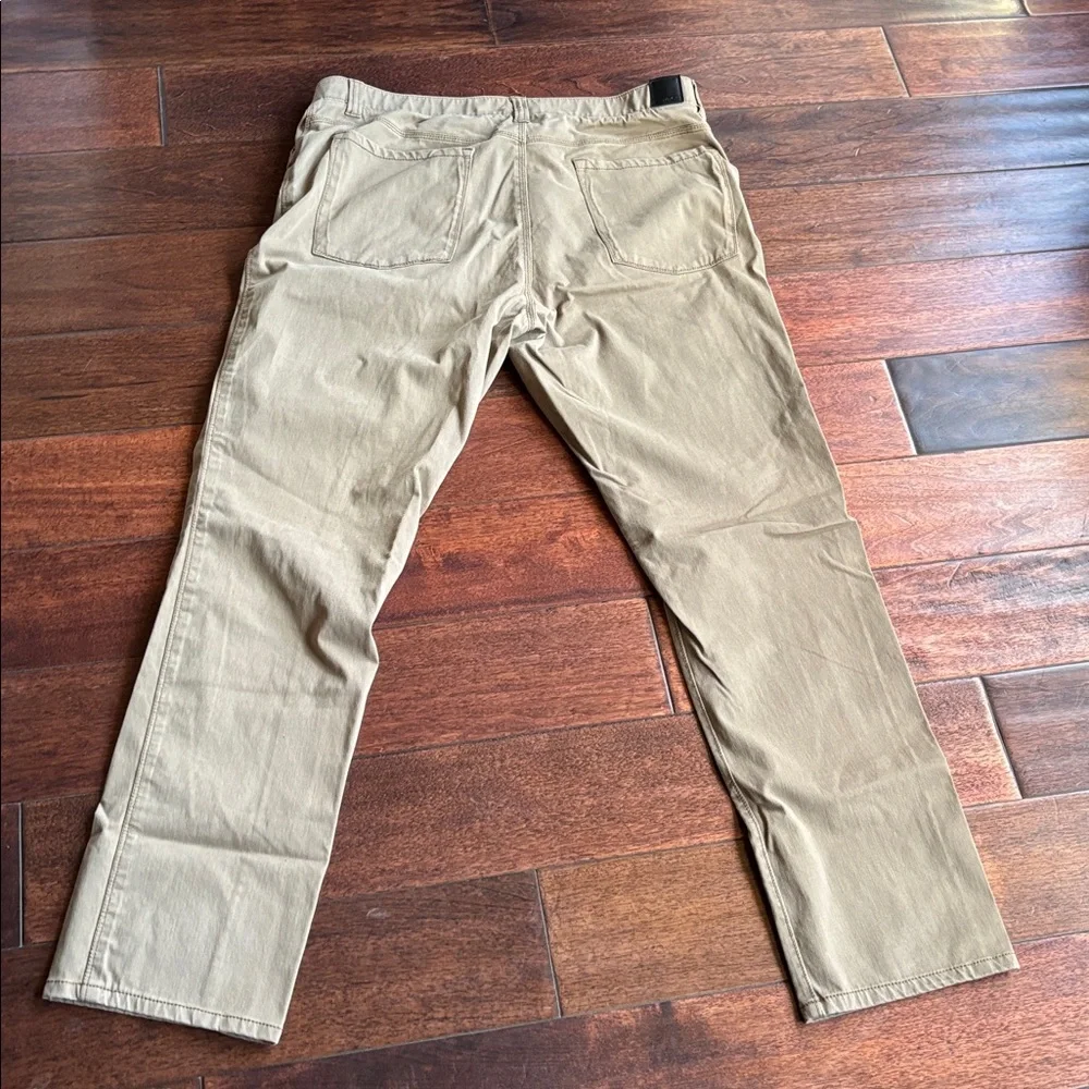 Union Comfort Flex classic khaki tan casual stretch pant size 38x32